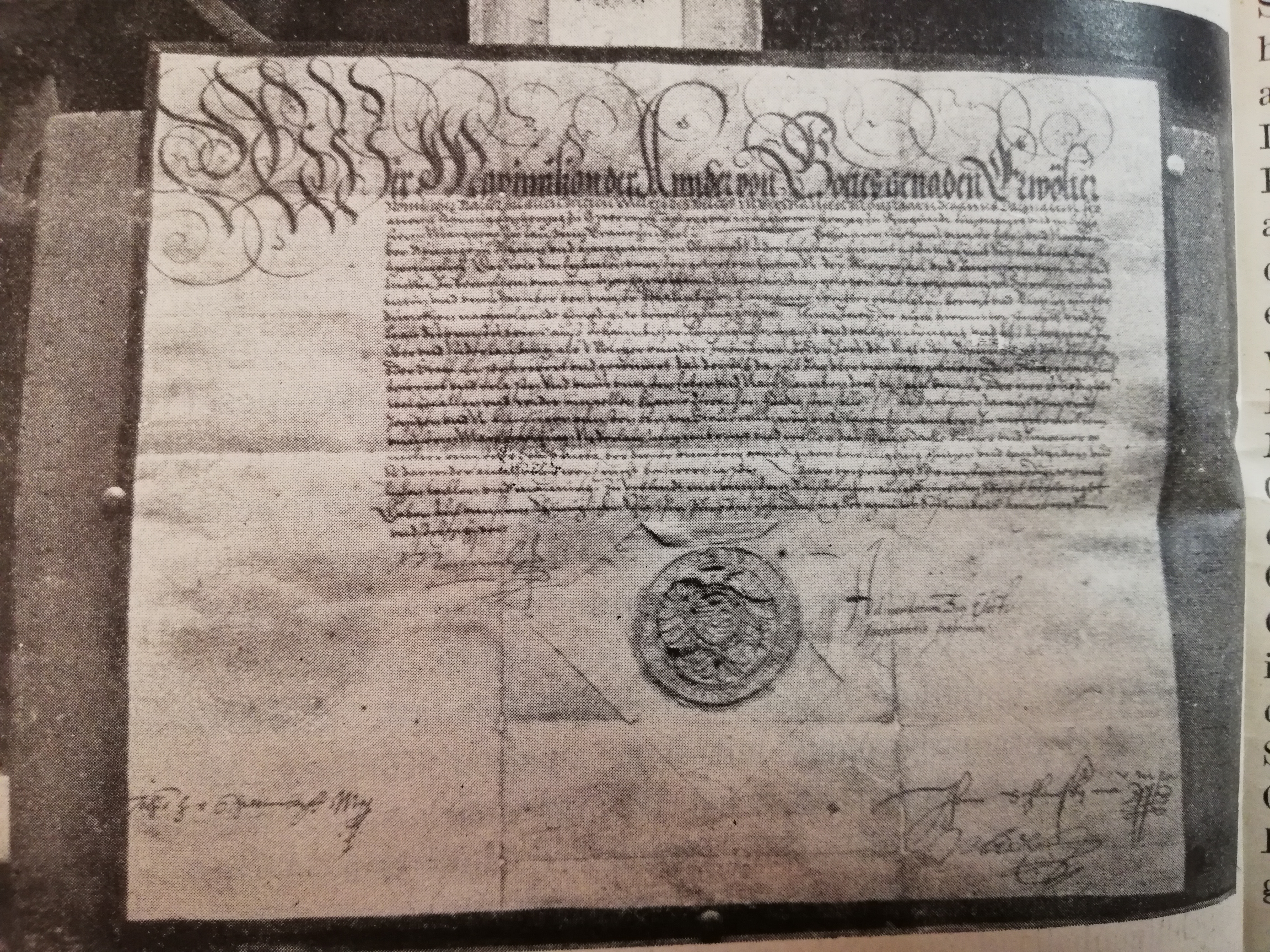 Steuerprivilegium vom 10. September 1569